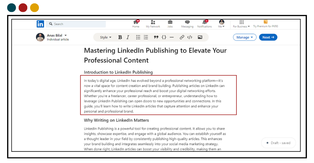 Writing Content that Engages and Converts for How to Write Article on LinkedIn