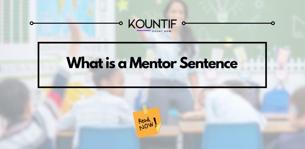 What is a Mentor Sentence