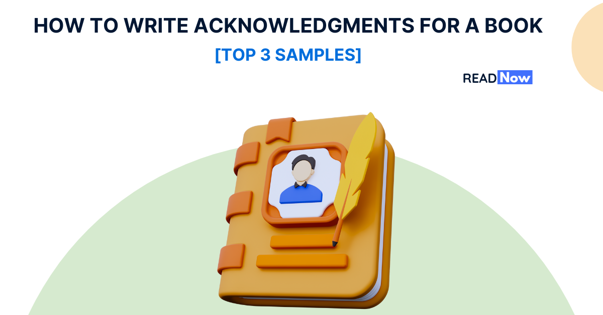 How to Write Acknowledgments for a Book [Complete Guide]